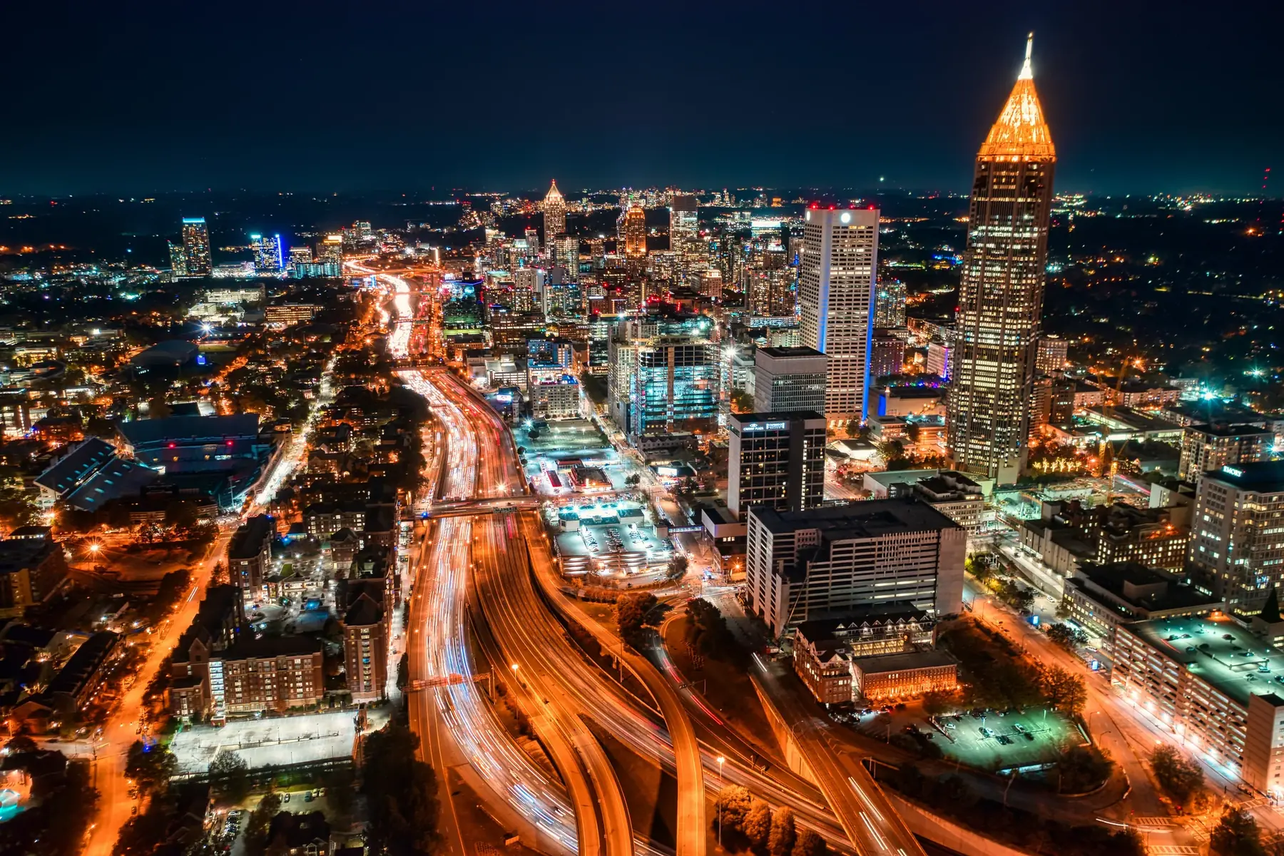 Vista de Atlanta, Estados Unidos