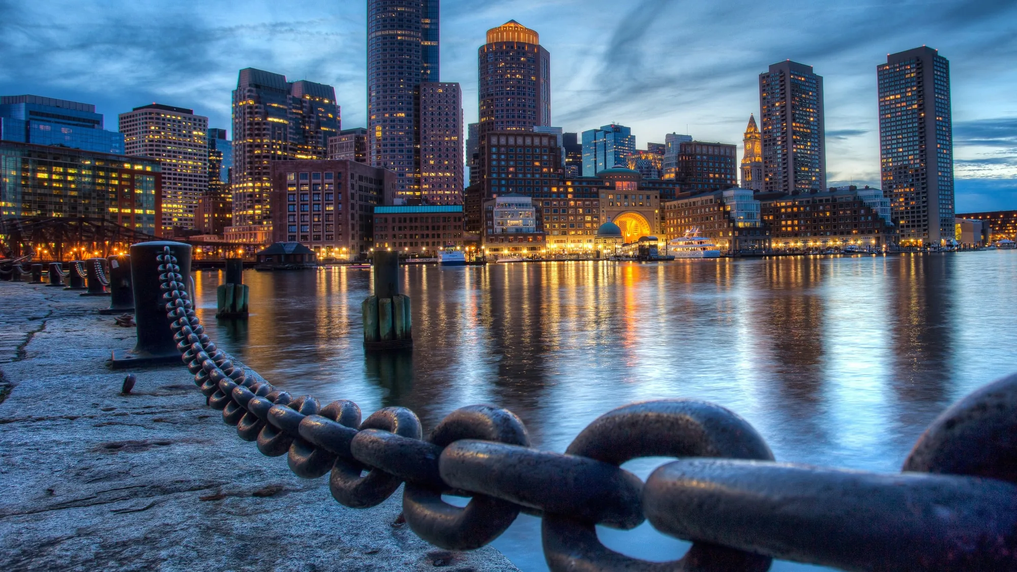 Vista de Boston, Estados Unidos