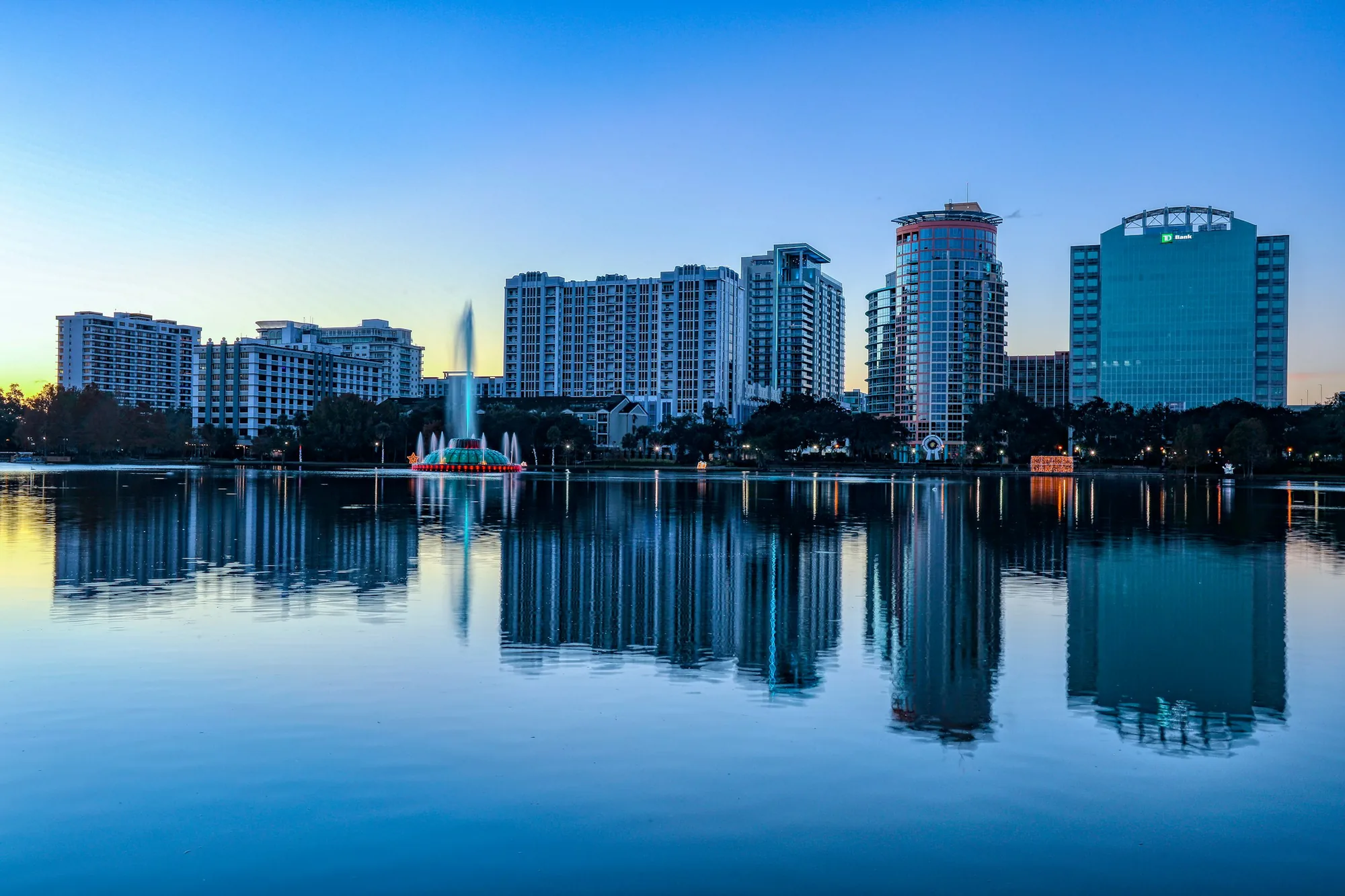 Vista de Orlando, Estados Unidos